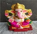 Ganesh Idol 6" Eco Friendly