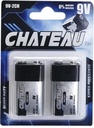 Chateau 9V Batterry 2 Pack
