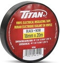 Titan Electrical Tape 18mmX20m Black